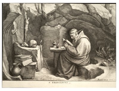 Saint Francis by Wenceslaus Hollar